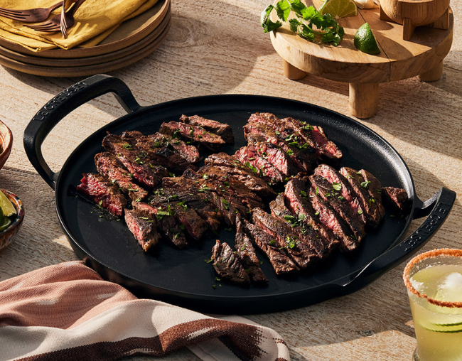 Arrachera a las brasas